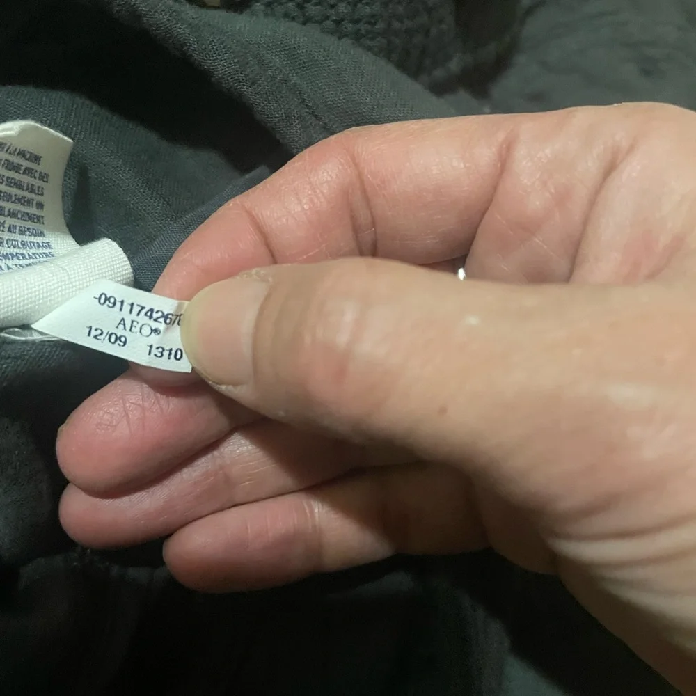 Y2K American Eagle Button-Up Vest Shirt Sz Med - Picture 7 of 7